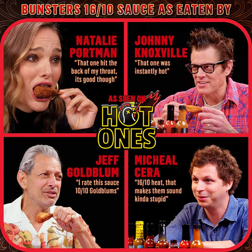 Bunsters Shit The Bed 12/10 Heat Hot Sauce - Chili Pepper with Aussie Fruit and Veg, 12 oz