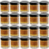 Movelo 1.1 oz (Pack 16) 100% Pure Honey Mini Jars Each of Natural Honey Individual Glass Jars for Tea, Breakfast