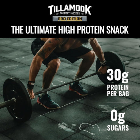 Country 2.14 Oz, Tillamook Beef Jerky, Smoker PRO Edition, Zero Sugar, Original, Real Hardwood Smoked Fresh Angus Beef