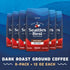 100% 6 (12 oz Seattles Best Coffee, Dark Roast Ground Coffee, Post Alley, Arabica, Bags Each)
