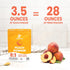 100% Jungle Powders Passion and Peach Fruit Powder Bundle Natural Non GMO Vegan Friendly Extract for Baking Flavoring