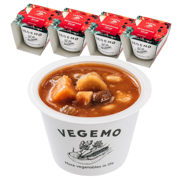 VEGEMO soup set of 4 (Tomato Minestrone)