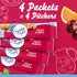 4 Count (Pack 12), Total-48 Count Packets Crystal Light Sugar-Free Fruit Punch Low Calories Powdered Drink Mix