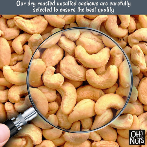 12 Packs (1.5 oz Oh! Nuts Cashews Raw Individual Nut Snacks for On-the-Go - Convenient Nut Snacks for School - Bulk
