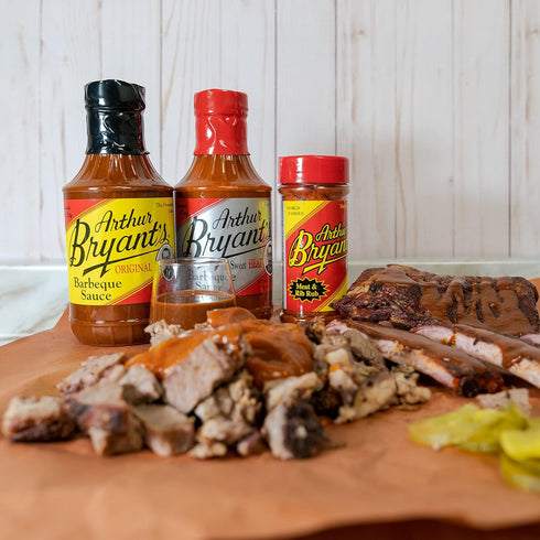 (18 Oz, Pack 3) Arthur Bryants BBQ Sauce (Rich & Spicy) BBQ Sauce Natural Spicy Flavor Zesty & Bold Barbecue Flavor