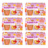 Del Monte Bubble Fruit Cup Snacks, Peach Strawberry Lemonade, 3.5 Oz, (Pack