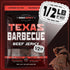 88 8 OZ (2 Pack) MaxJerky Texas Barbecue Beef Jerky, Smoked Pepper Flavored Jerky, Grams of Protein