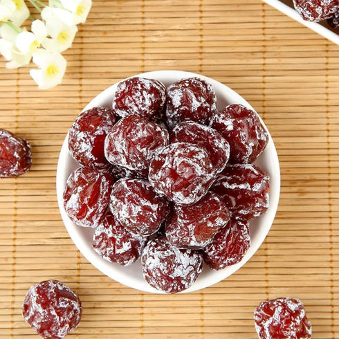 CYHJTCHS (7.06oz) 200g Salty and Sweet Dried Plum - Crack Seed Preserved Plum Fruit, Fruit Snack, Salty Sour Dried