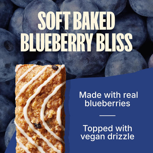 1.06 Oz (30 Count) MadeGood Mornings Soft Baked Breakfast Bars, Blueberry, Gluten Free Snacks