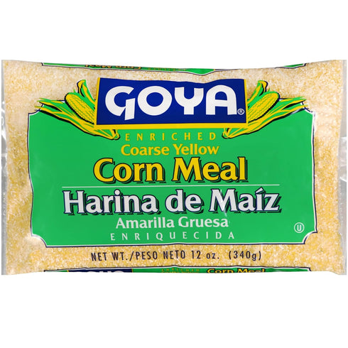 Yellow Corn Meal by Goya, Harina De Maiz, Coarse Corn Flour for