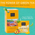 20 Hawaiian Natural Tea Mango Peach Flavored Organic Tea - Tropical Fruit Green and Black Tea Blend - Perfect Daily Cup