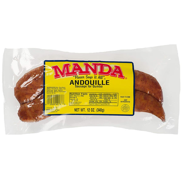 Creole Foods Manda Andouille 12oz 5pk