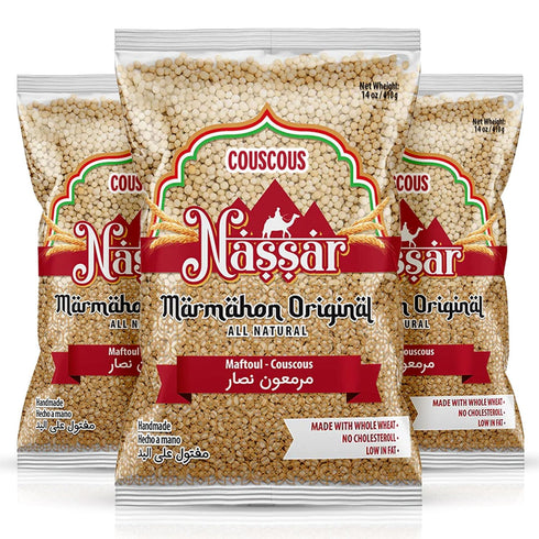 De Mi Pais Couscous Marmahon - Handmade, Whole Wheat, High in Fiber,