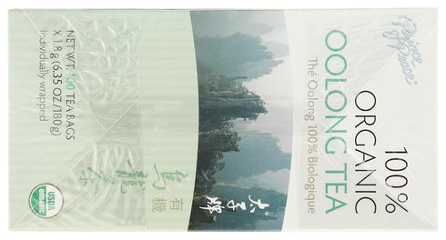 100 100% Prince of Peace Organic Oolong Tea, Tea Bags Organic Black Tea Unsweetened Black Tea Lower Caffeine