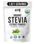 Organic Stevia Powder, 227g, Zero Calorie Pure Stevia Sweetener for Drinks, Powder