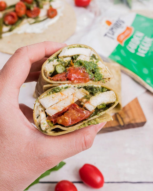 8 Count (Pack 6) Tumaro's Garden Veggie Carb Wise Wraps - Low Carb - Keto Friendly Sandwich & Burrito Tortillas