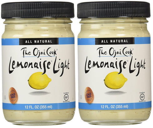 Ojai Cook Lemonaise Light - A Zesty Citrus Mayo - All Natural Light Lemon