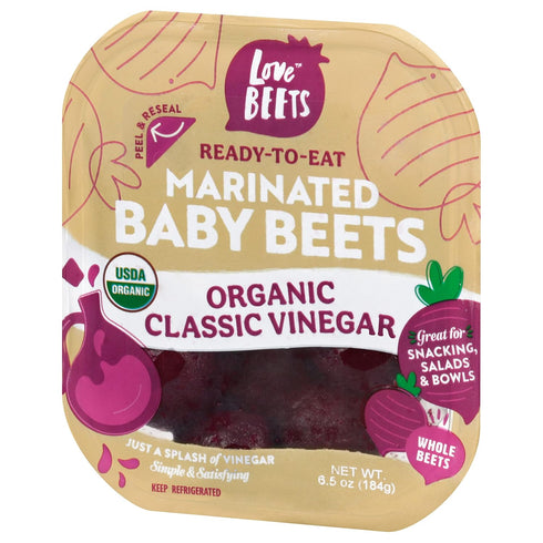 6.5 Love Beets Organic Classic Vinegar, Ounce.