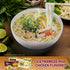 2.4 oz, CHIN-SU Vietnamese Pho Noodle Bowl, Chicken Flavor, Instant Soup with Rice Noodles