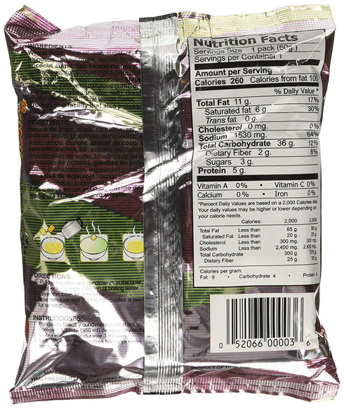 Pack 10 MAMA Instant Ramen Noodle, Tom Yum Shrimp Flavor