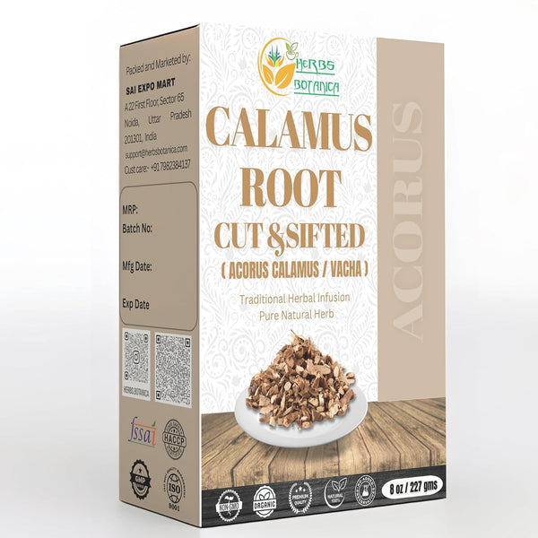 Herbs Botanica Calamus Root Loose Dried Herb for Skin, Stomach Health Benefits