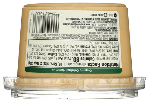 365 by Whole Foods Market Hummus, 16 , Organic Original Ounce