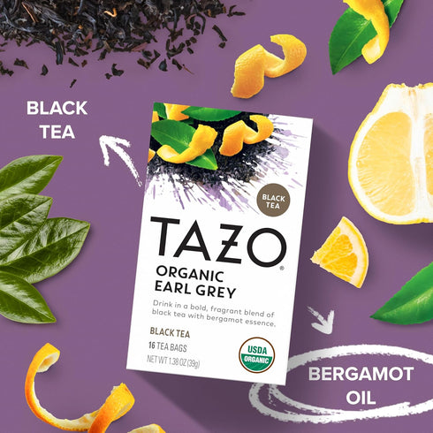 16 (2ea) Pack) TAZO Tea Bags, Regenerative Organic: Chai Black Tea, Awake English Breakfast Black Tea, & Earl Grey Tea