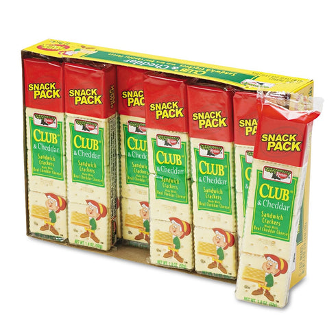 Keebler Products - Keebler - Sandwich Cracker, Club & Cheddar, 8-Cracker Snack