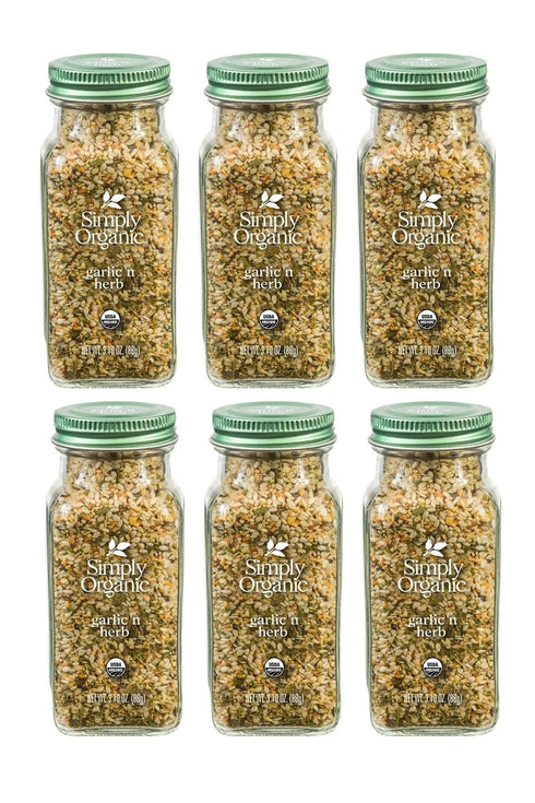 Simply Organic Garlic N Herb Seasoning, 3.10 Ounce - 6 per case