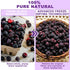 6.5 OZ 100% Freeze Dried Black Raspberry Powder - Super Fruit Powder, Black Raspberry Extract, No Additive, No