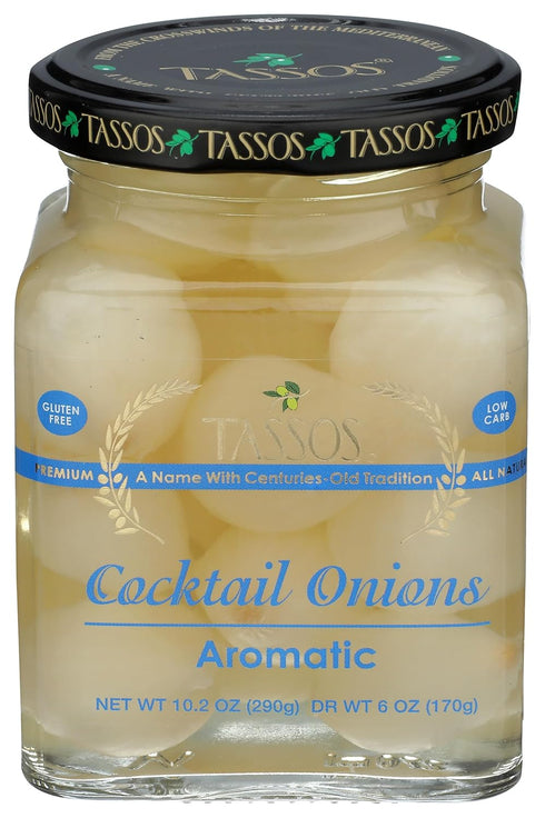 Tassos Cocktail Onions, 10.2 OZ