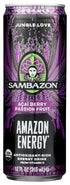 Sambazon Organic Amazon Energy Drink Jungle, Love Acai Berry and Passionfruit (153240245)