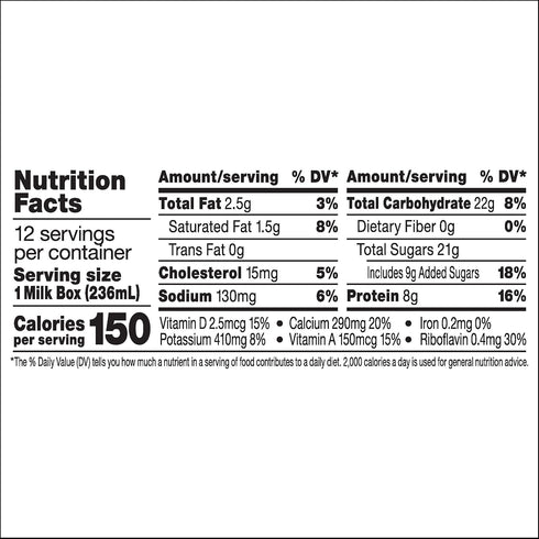 1% Omega-3, 8 oz, 12 Pack Horizon Organic Shelf-Stable Low Fat Milk Boxes with DHA Vanilla, fl