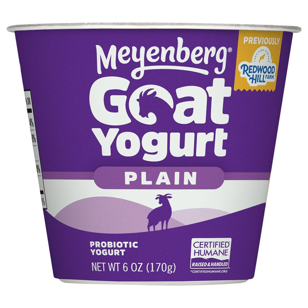 Meyenberg, Plain Goat Milk Yogurt, 6 Ounce