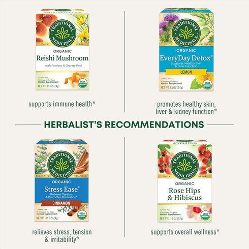 by Traditional Medicinals 16 (Pack 6) Traditional Medicinals Organic Nettle Herbal Leaf Tea, Tea Bags