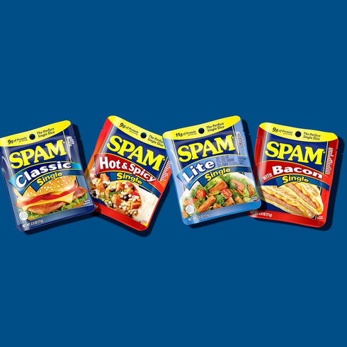 2.5 (12 Pack), 0g SPAM Lite Single Pouch, Ounce Fully Cooked Pork, Trans Fat, Low Carb, Keto-Friendly, Gluten Free