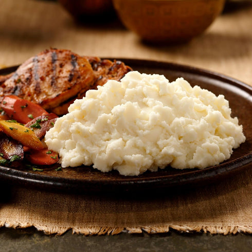 4 (Pack 12) Idahoan Reduced Sodium Mashed Potatoes, Buttery Homestyle, Ounce