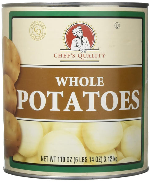 Chef's Quality Chefs Quality Whole White Potato No. 10, 110 Ounce
