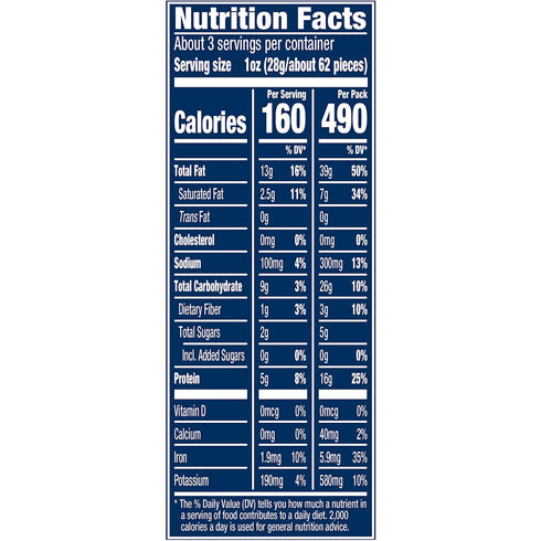 (12 Pack, 3 oz Packs) Planters Salted Cashews ct