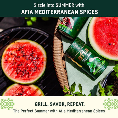 (1pk, 0.7oz) Afia - Dried Mint Seasoning | Dried Mint for Cooking, Mediterranean Pantry Spice for Middle Eastern