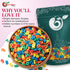 (5 NY Spice Shop Sprinkles Pound, Rainbow Number Sprinkles)