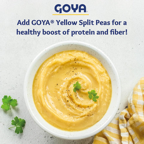 Pack 2 (16 oz Goya Yellow Split Peas, Dry, Pantry Staple, of Cans)