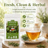 50 Count, 100% Rosemary Tea Bags - Pure Dried Rosemary Leaves, Caffeine-Free Herbal Tea, Natural & Aromatic