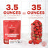 Jungle Powders Strawberry Powder, 3.5 Ounce Bag of Freeze Dried Strawberry Powder for Baking and Smoothies