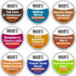 Maud's Decaf Coffee Pods Variety Pack, 80 ct, 9 Assorted Roasts &