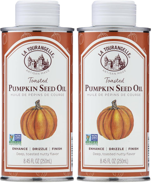 La Tourangelle, Toasted Pumpkin Seed Oil, Great for Cooking, Salad Dressings, Pastas,