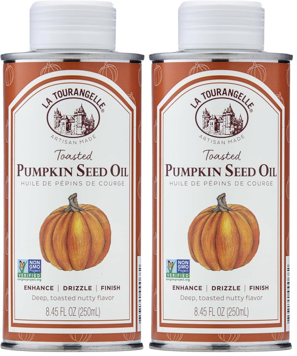 La Tourangelle, Toasted Pumpkin Seed Oil, Great for Cooking, Salad Dressings, Pastas,