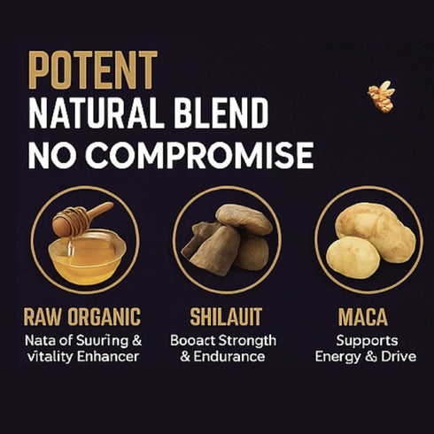 Generic Pack 12 10 Organic Shilajit Honey Made With Natural Royal Jelly and Mixed Herbals- of Sachets Each Grams