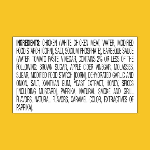 (2.6 oz 12 Pack) StarKist Chicken Creations Original BBQ Pouch - Fully Cooked High Protein White Meat, Gluten Free, Soy
