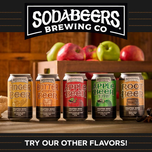 (12 Root Beer | SodaBeers Brewing Co | Alcohol-Free, Gluten-Free Crafted Sodas Made With Natural Flavors and Real